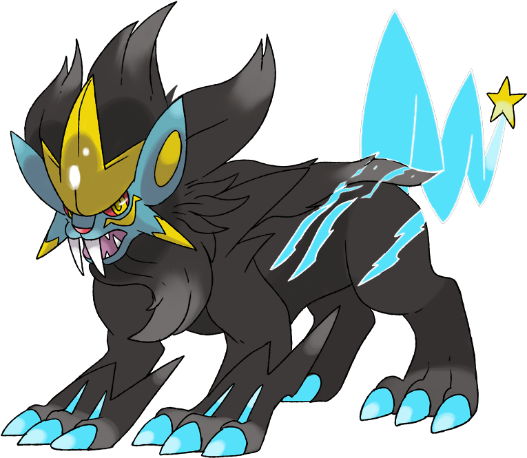 The Final Pokemon That Should Get A Mega Evolution - Luxray Mega (800x700), Png Download