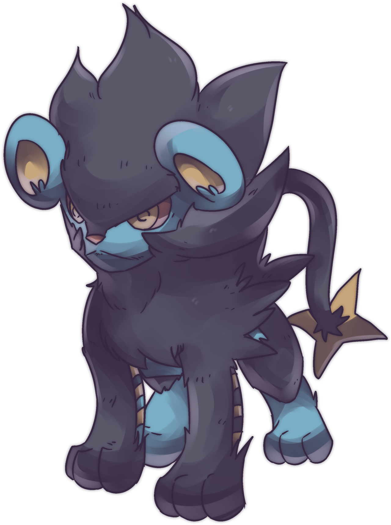 Luxray 250th $5 Commission Want Some Http (1280x1719), Png Download