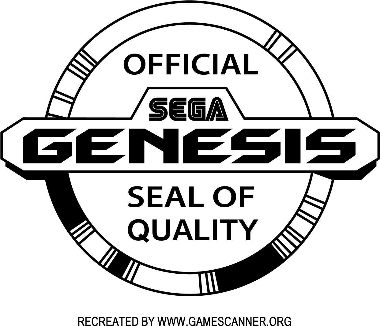 Sega Genesis Seal Of Quality - Sega Seal Of Quality (1500x1227), Png Download