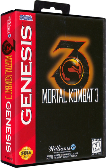 Mortal Kombat - Mortal Kombat 3 Sega Mega Drive (369x580), Png Download