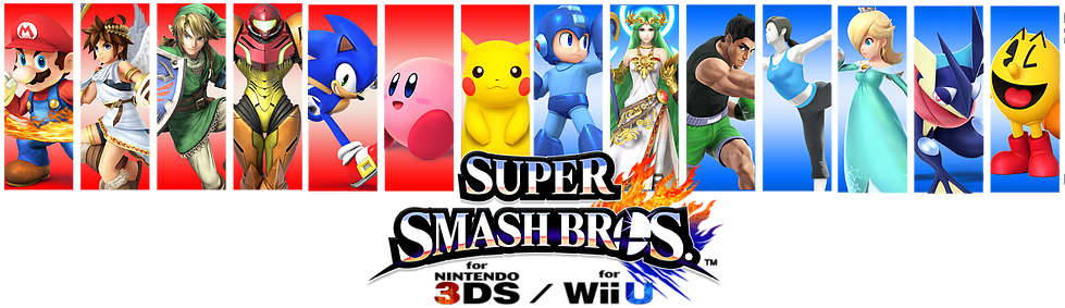 Super Smash Bros. Wiiu3ds Prima Official Game Guide (979x362), Png Download