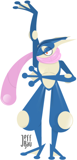 Pokemon Illustrations - - Cartoon (341x563), Png Download