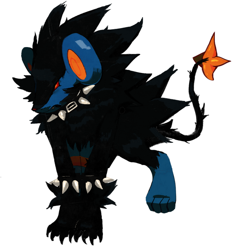 Luxray Nature - Illustration (757x800), Png Download