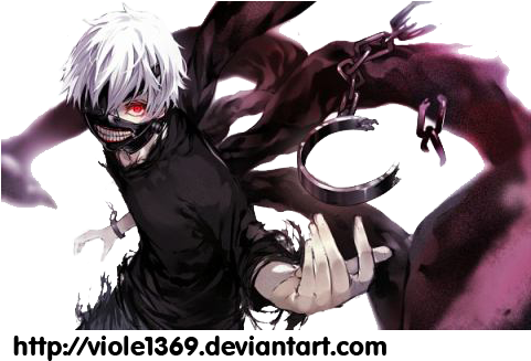 Tokyo Ghoul Render - Tokyo Ghoul A4 Poster (604x326), Png Download