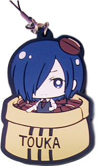 Tokyo Ghoul Touka Coffee Bag Keychain - Tokyo Ghoul Cafe Transparent (362x362), Png Download