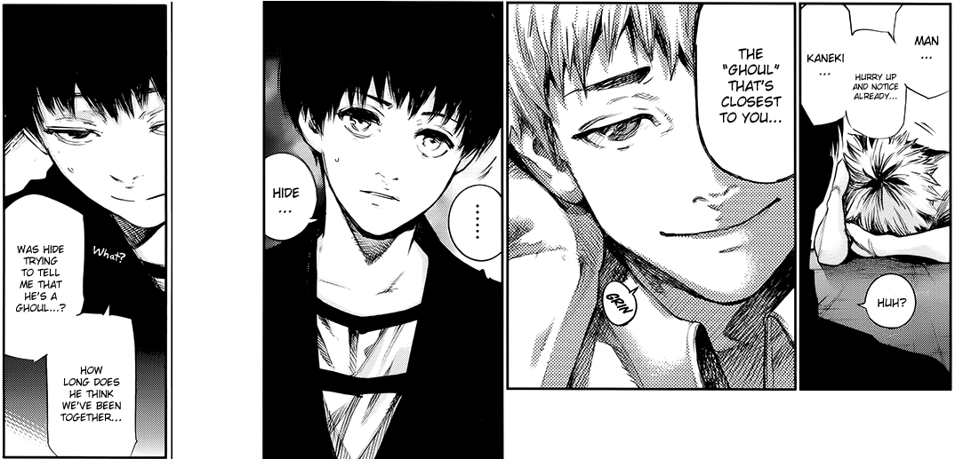 Hide Is A Ghoul - Tokyo Ghoul Chapter 1 Remake (1077x523), Png Download