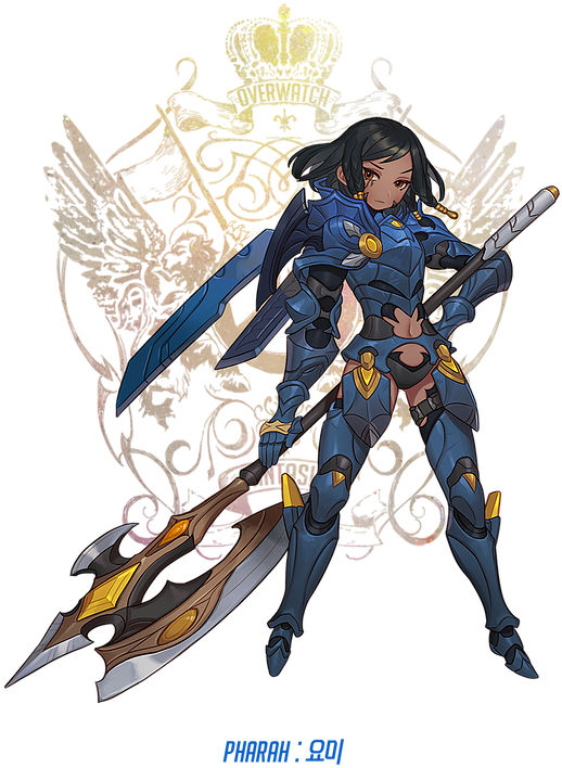 Pin By Eag - Overwatch Final Fantasy (532x753), Png Download
