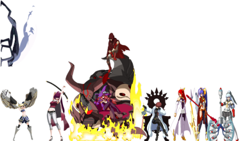 The Confirmed Leaked Chars - Digital Art (500x281), Png Download