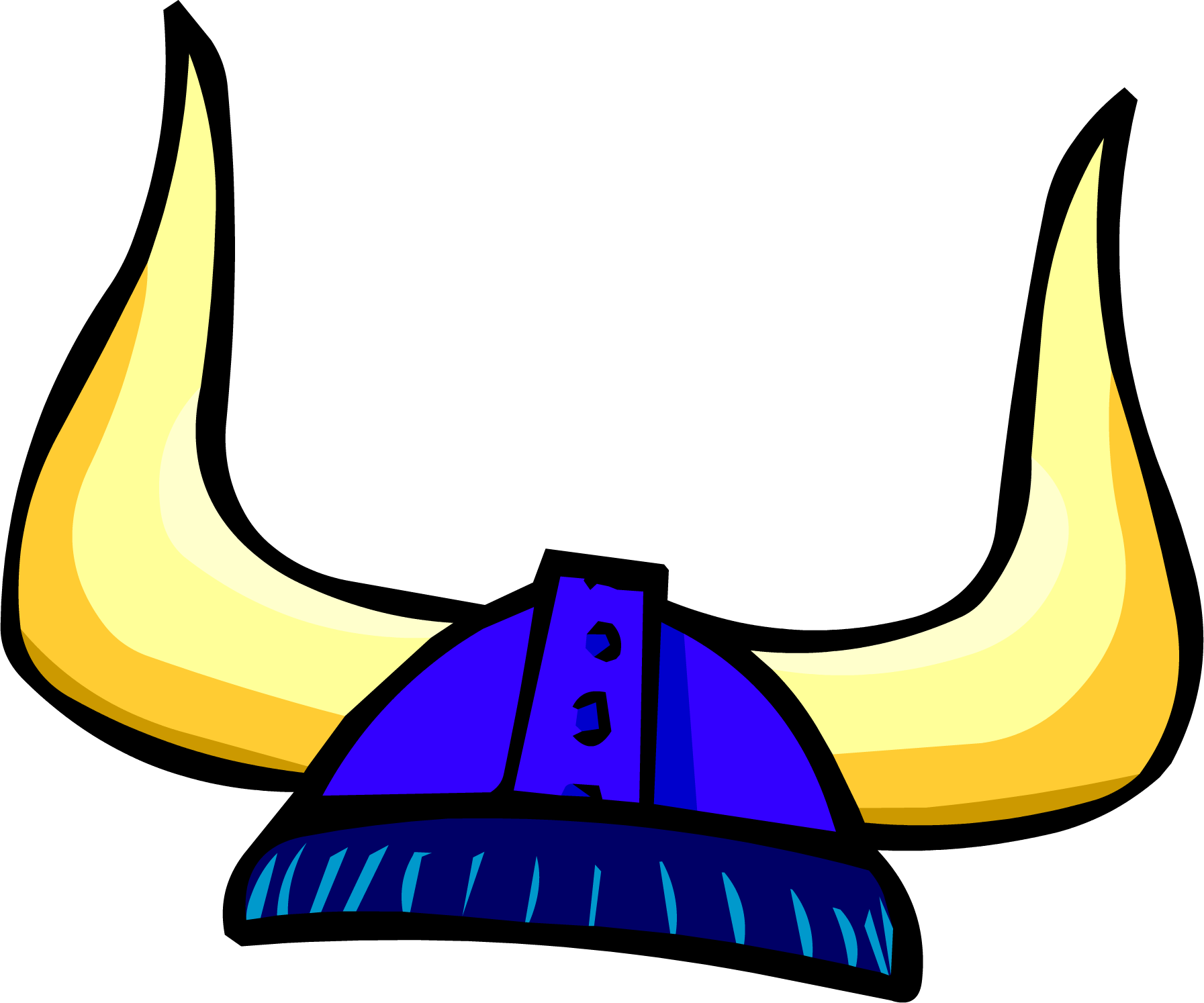 Blue Viking Helmet - Club Penguin Blue Viking Helmet (1793x1494), Png Download