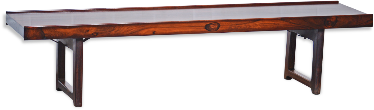 Bench In Rosewood Of Torbjörn Afdal Model Drobo Of - Bench (1457x1457), Png Download