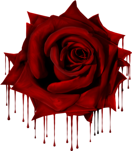 Gothic Rose Letters Transparent Background Png - Gothic Rose Rose Png (436x500), Png Download