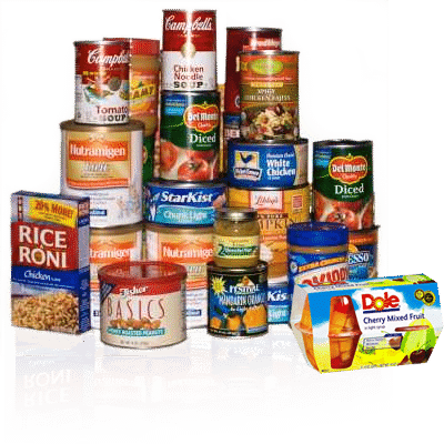 Good Food Donations Include Cereal, Fruit, Canned Goods, - Cans Of Food Transparent (400x400), Png Download
