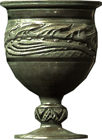 Goblet 1 - Skyrim Goblet (332x458), Png Download