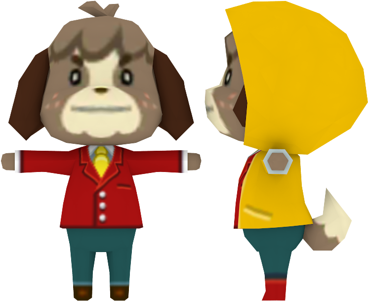 Download Zip Archive - Digby Animal Crossing Human (750x650), Png Download