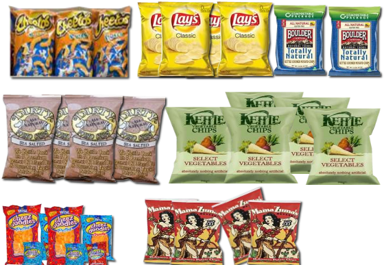 Supermarket Shelf Chips Alpha Background - Utz 'dirty' Potato Chips Sea Salt, 2 Ounce (case Of (575x397), Png Download