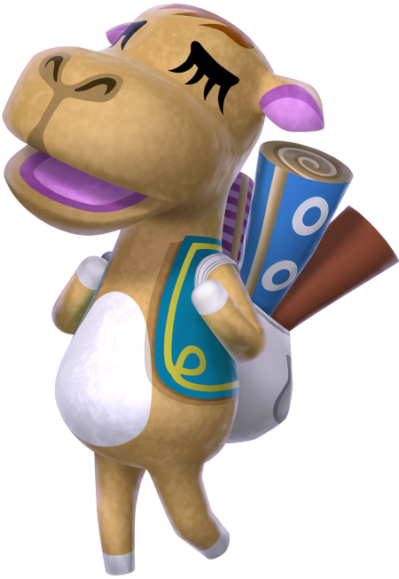 Image Credit - Http - //animalcrossing - Wikia - - Animal Crossing New Leaf Npcs (450x653), Png Download