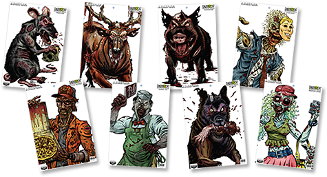 Skip To The Beginning Of The Images Gallery - Bw Casey Darkotic 12x18 In Blood Trail Splatter Target (542x280), Png Download