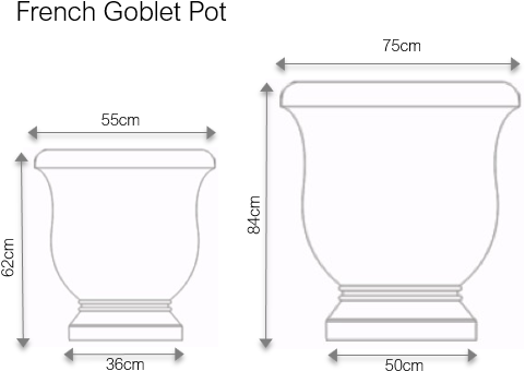 Satu Bumi French Goblet Grc Pot Drawing - Chair (502x365), Png Download