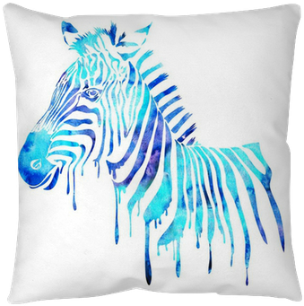 Watercolor Zebra Head - Watercolor Animals Abstract (400x400), Png Download