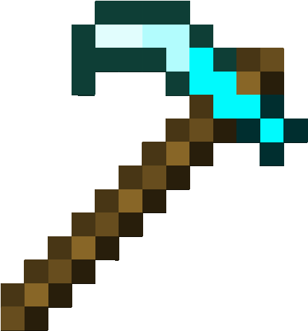 Minecraft Diamond Hoe (539x539), Png Download