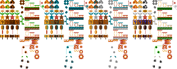 Mario - Super Mario Bros 2 Japan Sprites (576x224), Png Download