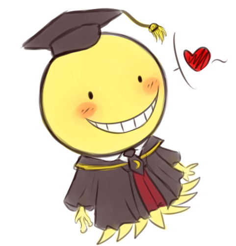 Koro Sensei By Thecruelangel-d6qcrwl - Assassination Classroom Korosensei Chibi (500x500), Png Download