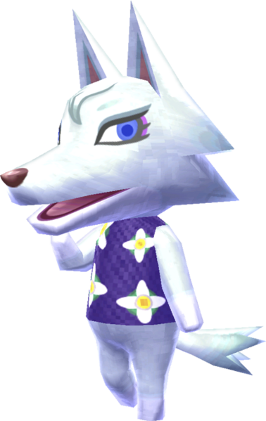 Photo Gallery Of - Animal Crossing New Leaf Wolf (378x599), Png Download