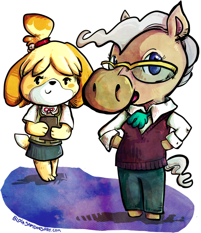 Animal Crossing, Anthro, Artist - Mayor Mare - Free Transparent PNG ...
