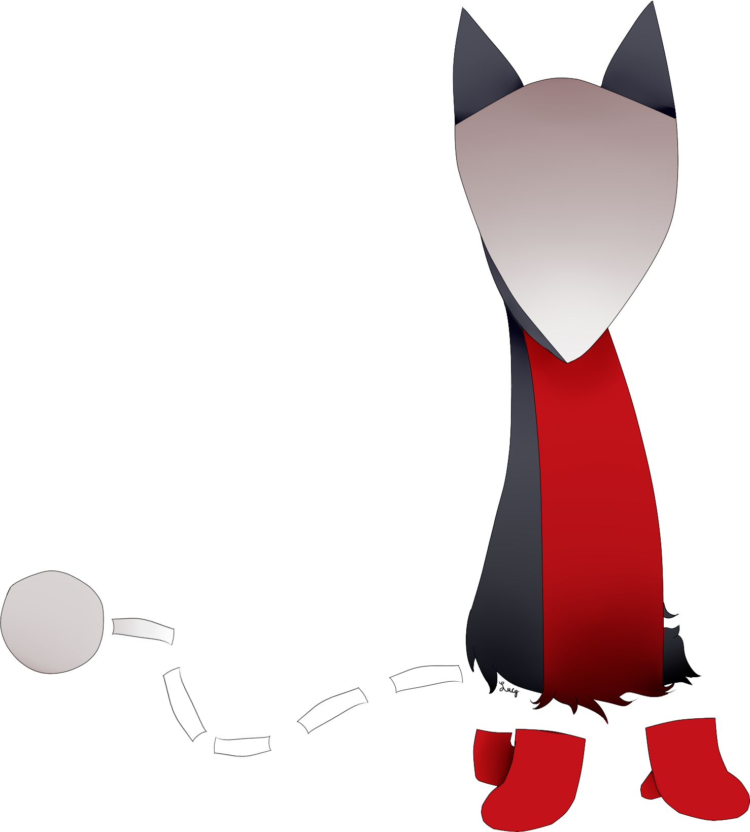 Drawings By Lucyxeevee - Cartoon (1478x1639), Png Download