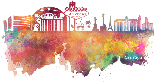 Click And Drag To Re-position The Image, If Desired - Las Vegas Skyline Png (600x400), Png Download