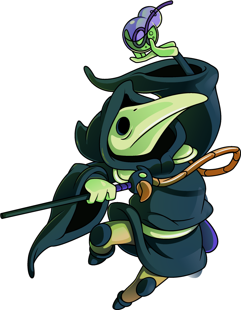 Plague Illustration Plague - Official Shovel Knight Art (1500x1500), Png Download