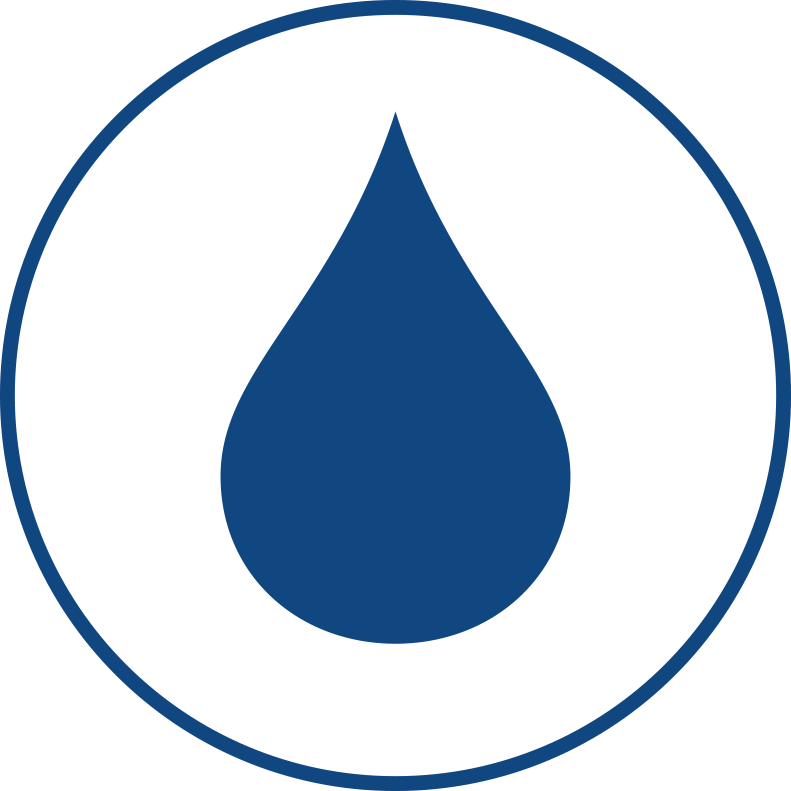 Water Drop Logo Png Download - Water Drop Icon Blue (791x791), Png Download