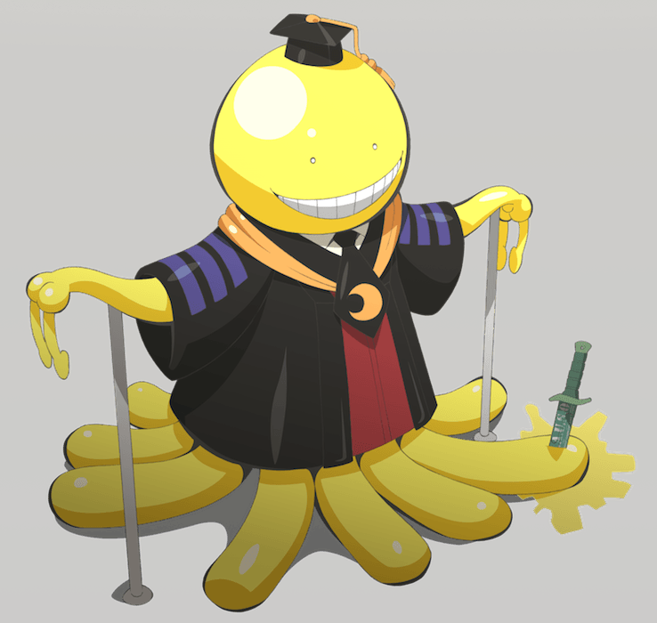 Koro Sensei - Koro Sensei Dessin Simple (738x700), Png Download