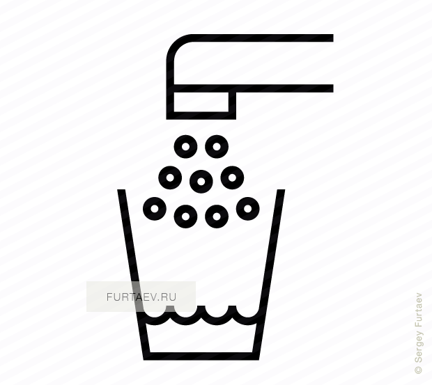 Vector Icon Of Glass Filling Up With Tap Water - Water Filling Icon (620x553), Png Download