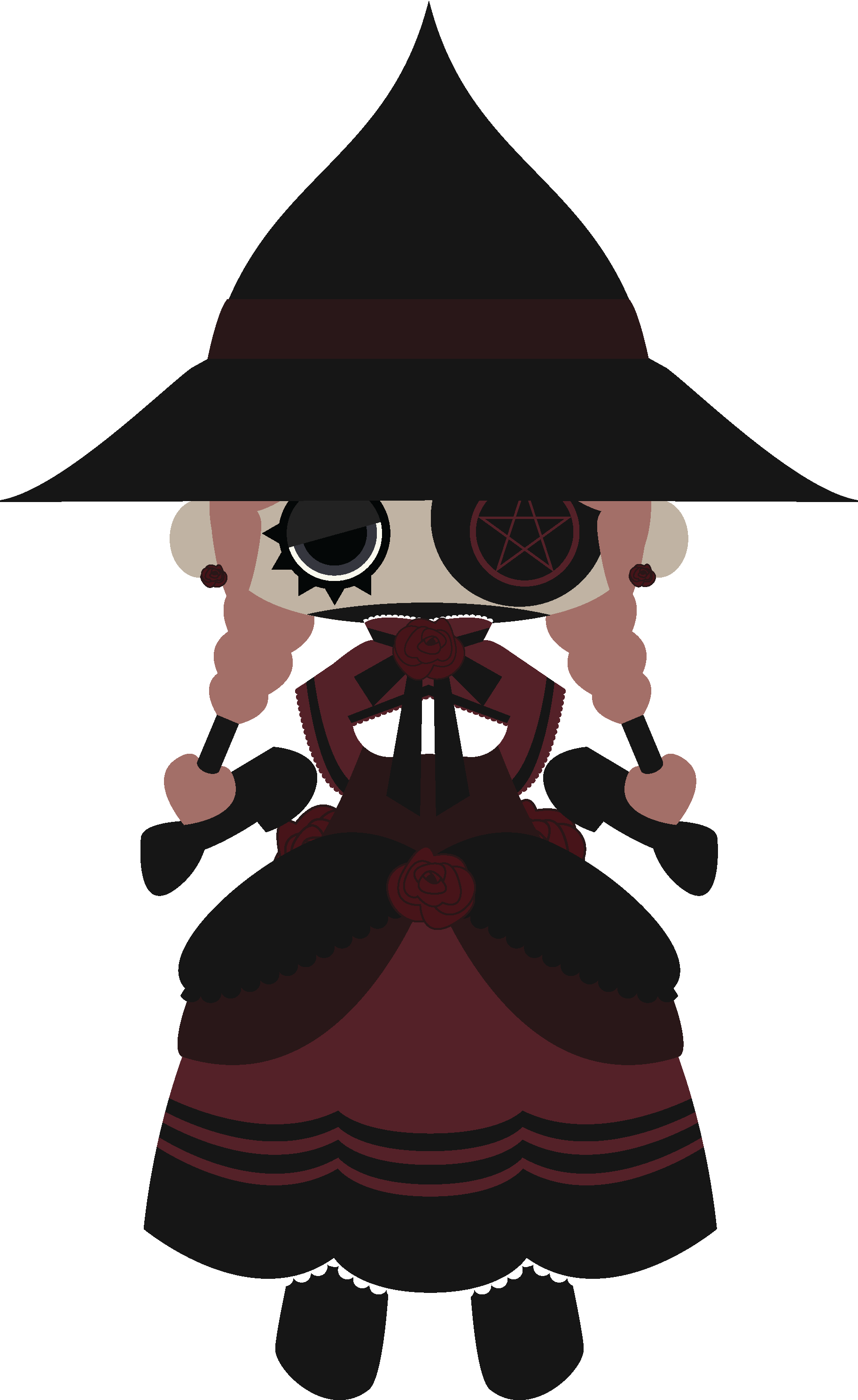 One Tired Witch, Finally Finished My Plague Doctor - Half-orc (1826x2981), Png Download