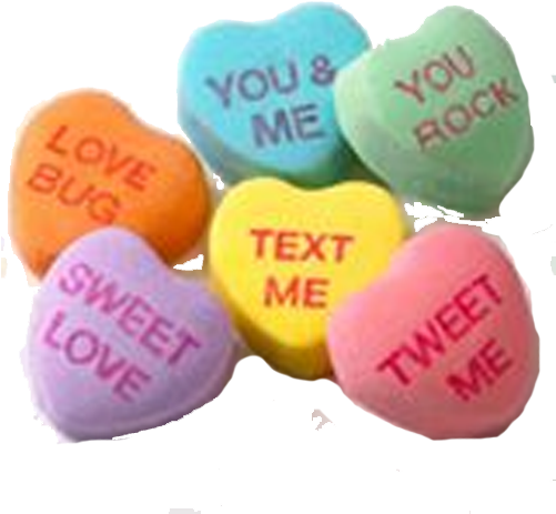 Sweethearts Conversation Hearts Cans 3 Lb Bulk Bag - Sweet Hearts (500x500), Png Download