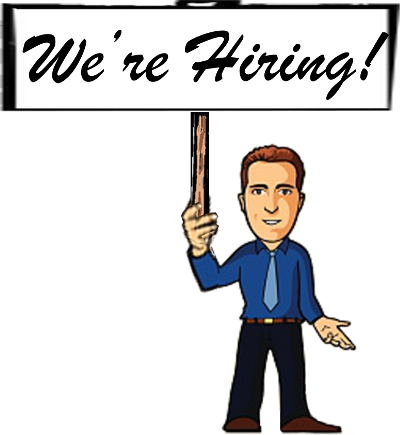 Below Are The Positions We Have Available - We Are Hiring Cartoon Png (400x435), Png Download