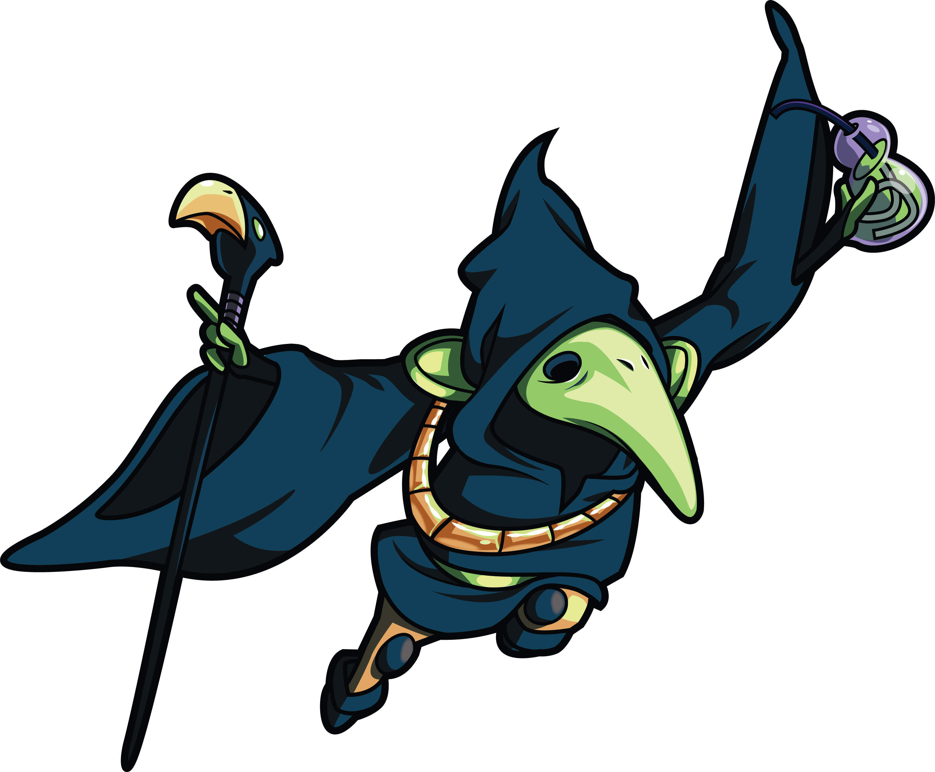 One - Shovel Knight Plague Knight (3020x2494), Png Download