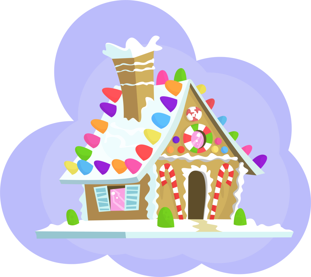 House By Zaeinn On Deviantart - Gingerbread House Vector Free (1024x912), Png Download