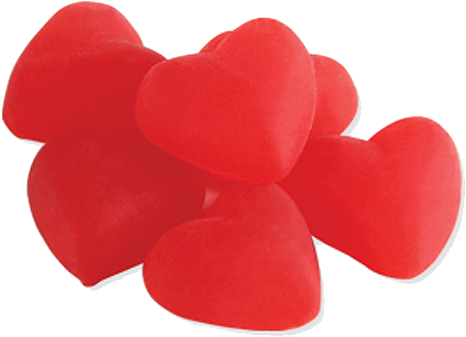 Brach's Jube Jel Cherry Hearts Candy For Fresh Candy - Jube Jel Cherry Hearts (500x500), Png Download