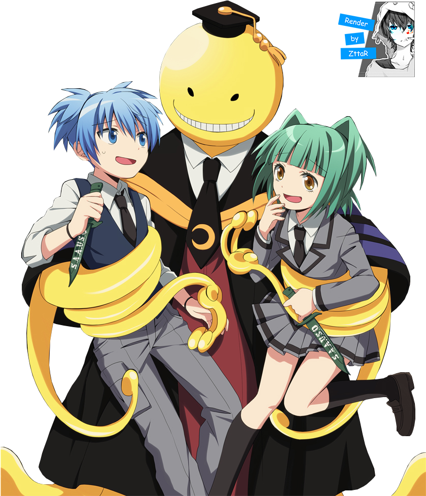 Assassination Class Room (839x992), Png Download