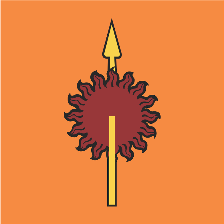 House Martell Vector Logo - Game Of Thrones Unbowed Unbent Unbroken Martell Poster (1600x1067), Png Download