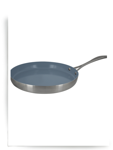 Stainless Steel Griddle - Zwilling Spirit 3-ply 12" Stainless Steel Ceramic Nonstick (400x510), Png Download