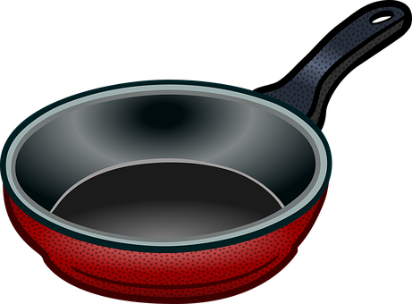Cooking Education Kitchen Pan School Pan P - Pan Clipart (461x340), Png Download
