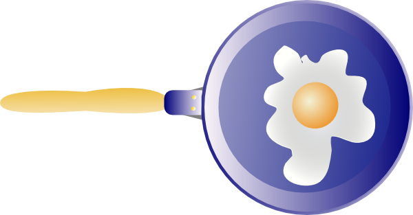 Frying Pan Png Clip Arts (600x313), Png Download