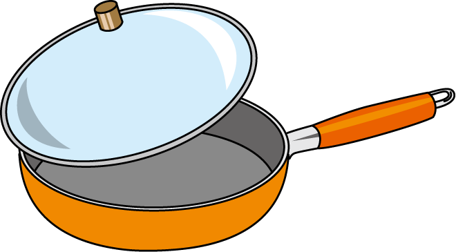 Frying Pan Clipart Fire - Free Clipart Pan (660x365), Png Download