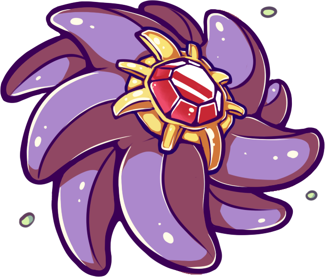Shiny Starmie Pokédex - Starmie (667x570), Png Download