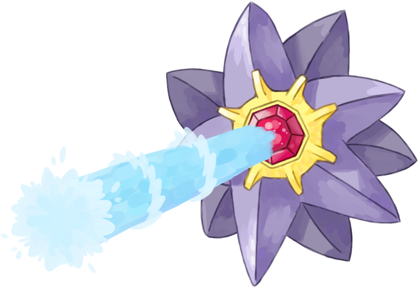 121 Starmie Used Hydro Pump And Light Screen 121 Starmie Free