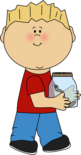 Boy Carrying A Worm In A Jar - Boy Bowling Clipart (262x500), Png Download