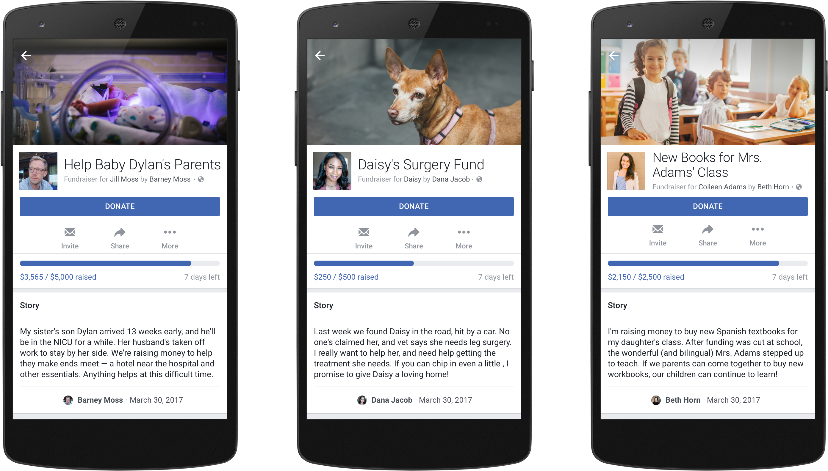 Facebook Personal Fundraising (3000x1688), Png Download